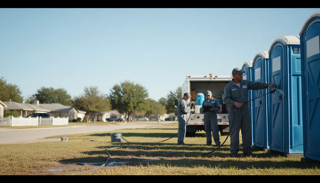 Long-Term Portable Toilet Rental in Grimes, IA near me